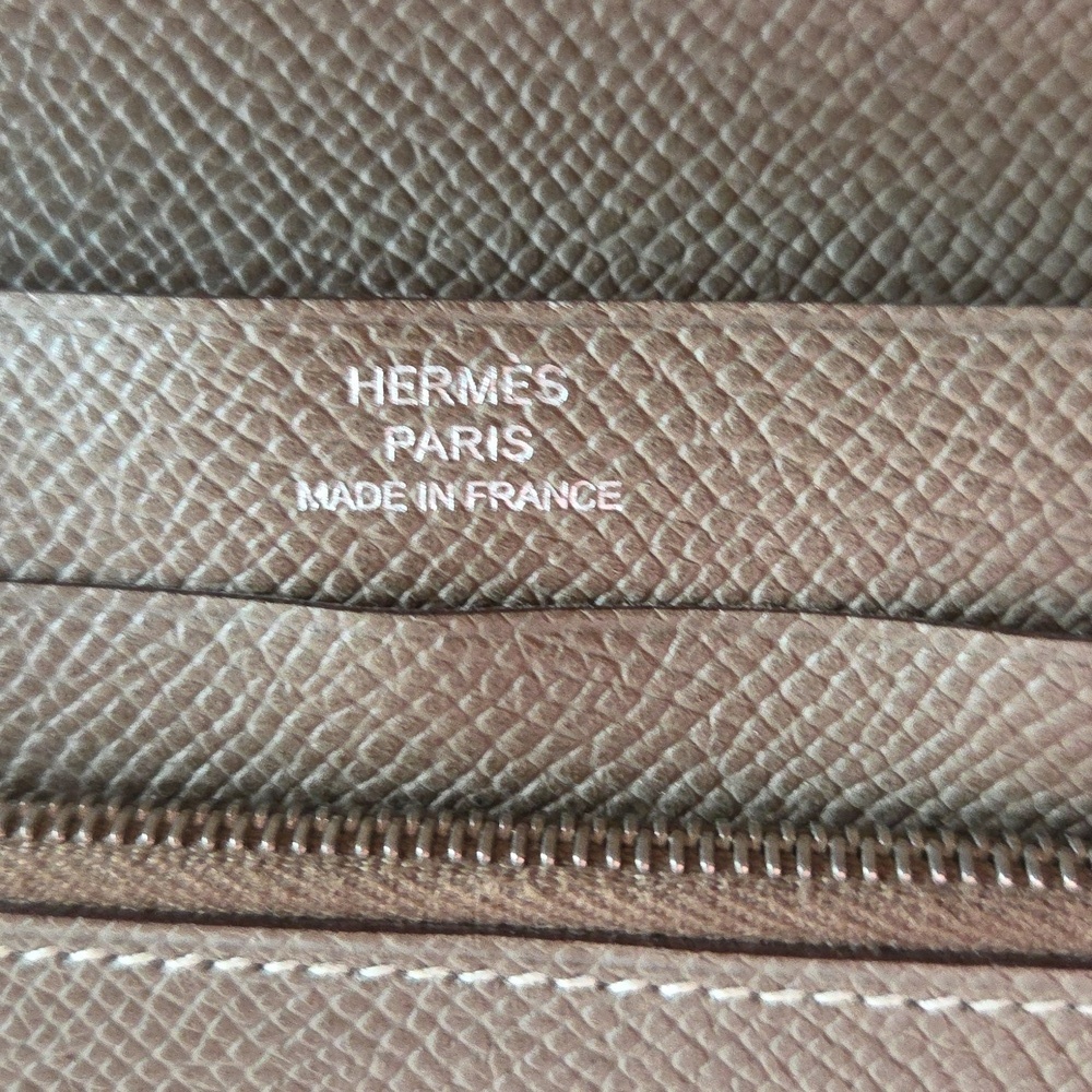 Hermes Taupe Leather Organizer - Picture 4 of 9